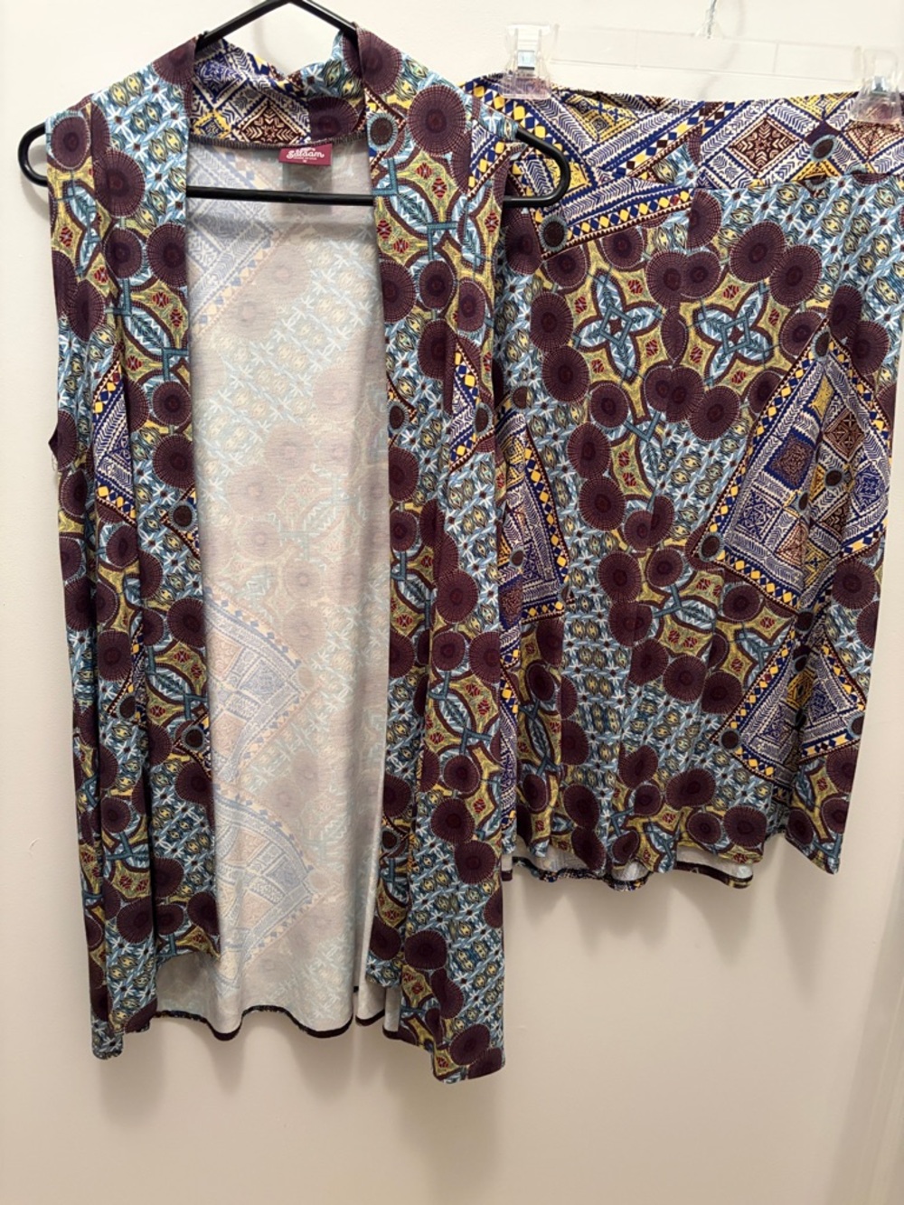 Salaam Matching Skirt and Vest Set